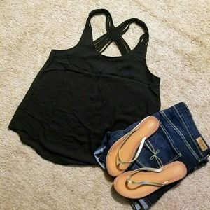 Racer-back Fashion Tank